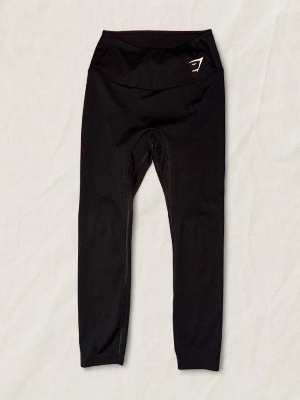 Gymshark Black High-Waist Leggings with Logo
